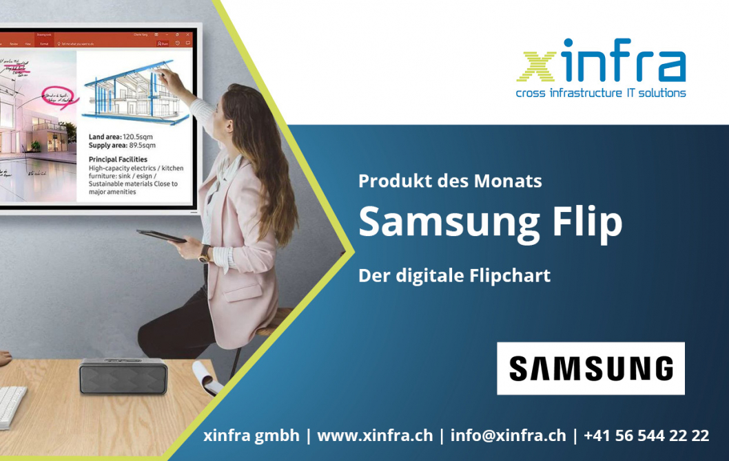Samsung Flip - der digitale Flipchart perfekt für Präsentationen und kreatives Schaffen.