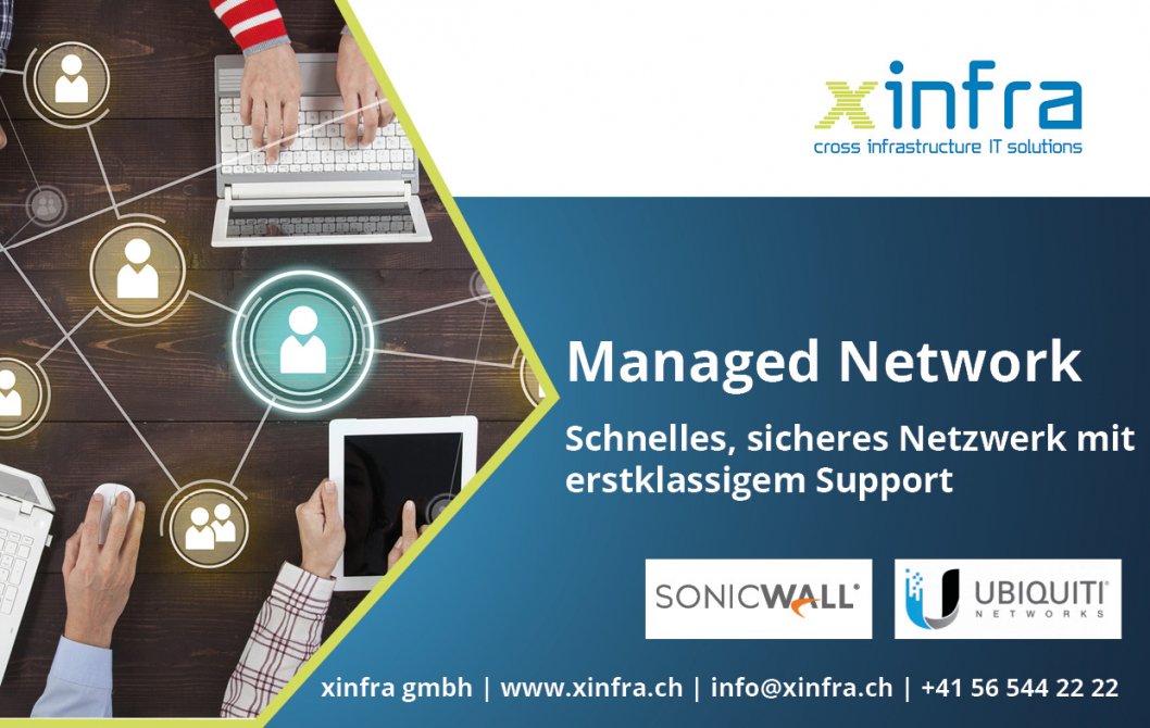 Managed Network bietet moderne Netzwerktechnik, Netzwerkschutz und Unterhalt im Abonnement